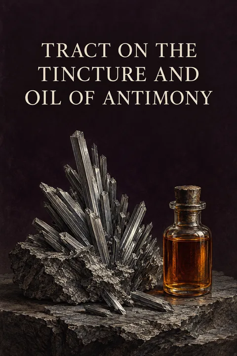 Tract on the Tincture and Oil of Antimony cover